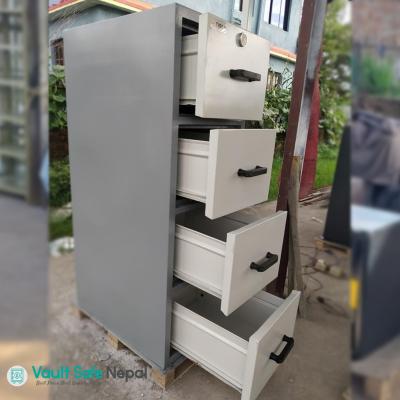 Tiger Fire Resistant Filing Cabinet Vertical 4-Drawer 450 KG
